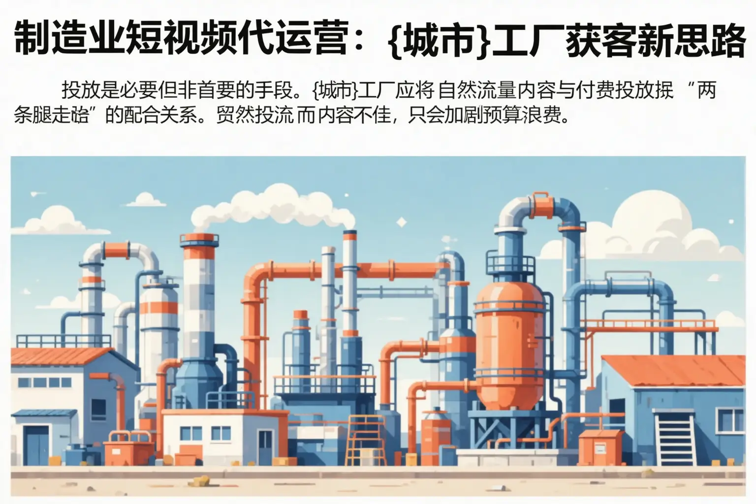 制造业短视频代运营:文县工厂获客新思路